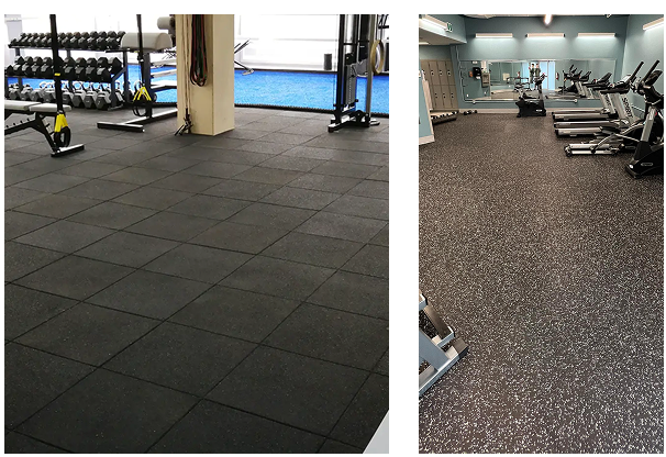 modern gym floor