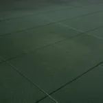 rubber gym flooring green
